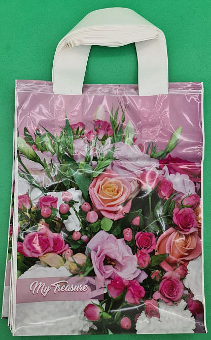 Пакет ламінований з петлевою ручкою маленький "Рожевий" 2706 (23х29) 50мк ДПА (50 шт) Харків - фото 3