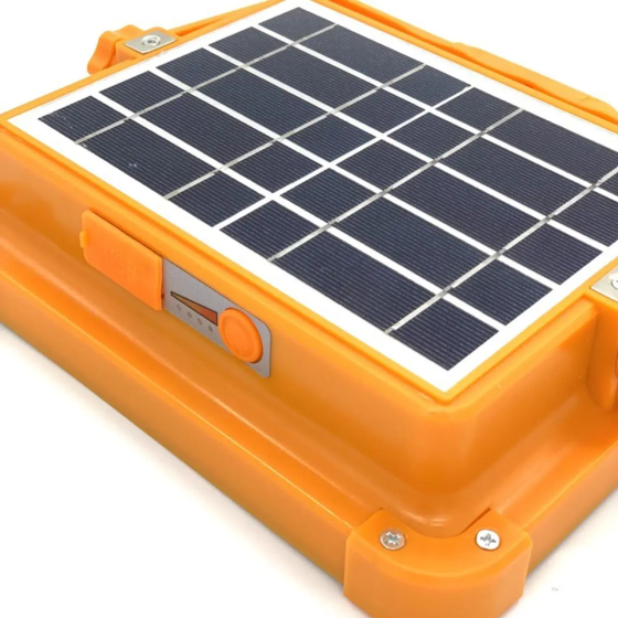 Акумуляторний прожектор із сонячною панеллю та PowerBank (2400 мАг): кемпінговий LED ліхтар Type-C для дому Одеса
