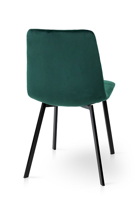 Стілець Ментос чорний/ велюр зелений Київ - фото 5