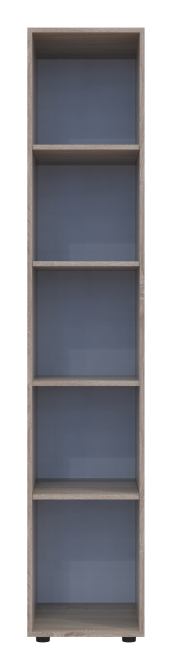 Шкаф-пенал с зеркалом Doros Гелар 39х49,5х203,4 см Дуб сонома (DRS-011131) Львов - изображение 6