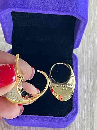 Сережки Saint Laurent позолота 18К Одеса