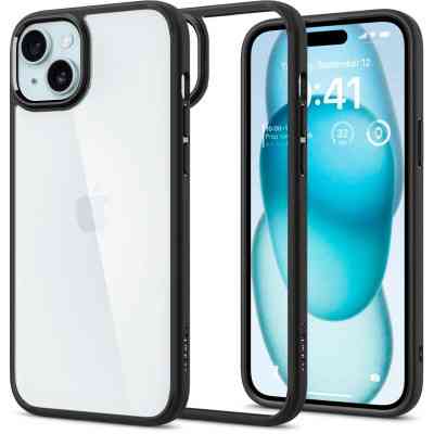 Чохол до мобільного телефона Spigen Apple iPhone 15 Ultra Hybrid Matte Black (ACS06799) Вінниця