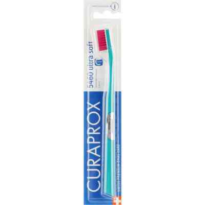 Зубная щетка Curaprox CS 5460 Ultra Soft Ультрамягкая D 0.10 мм Бирюзовая с розовой щетиной (CS 5460-28) Винница