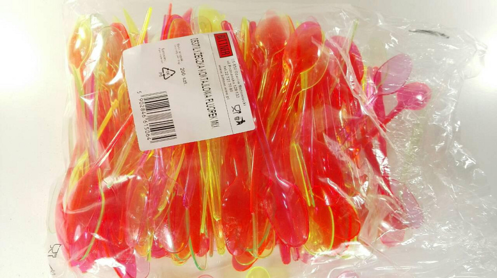 Ложечка коктельная цветная  (200 шт) Харьков - изображение 2