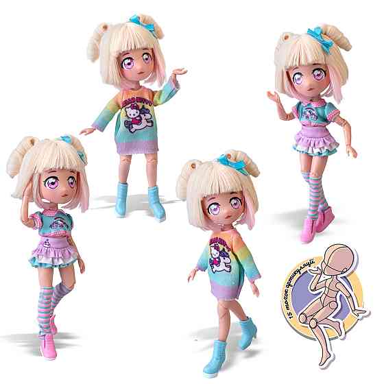 Ігровий набір 4SF Manga Dolls серії Hello Kitty – Стильна Цукерочка-єдиноріг Дніпро