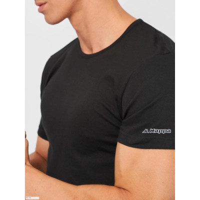 Футболка Kappa T-shirt Mezza Manica Girocollo K1305 Nero чорний XXL (8052394816172) Винница - изображение 4