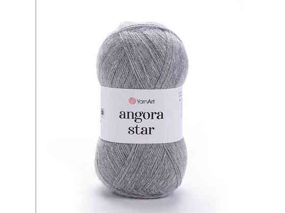 Пряжа Angora Star світло-сірий 80% акрил 20% вовна 500м 100г 5шт/уп 3072 ТМ YarnArt Київ