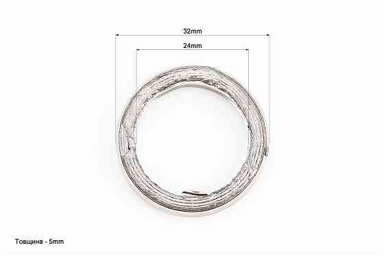 Прокладка глушника "азбест" 32/24мм, сірий Киев