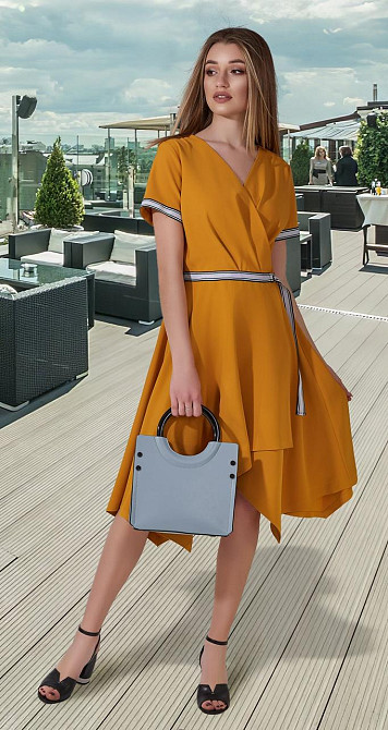 Стильне асиметричне плаття (42) Київ - фото 4