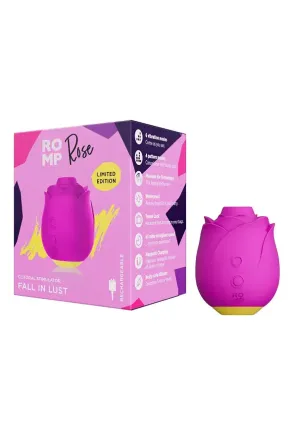 Шикарний вакуумний кліторальний стимулятор Romp Rose Pink, у вигляді троянди Львів