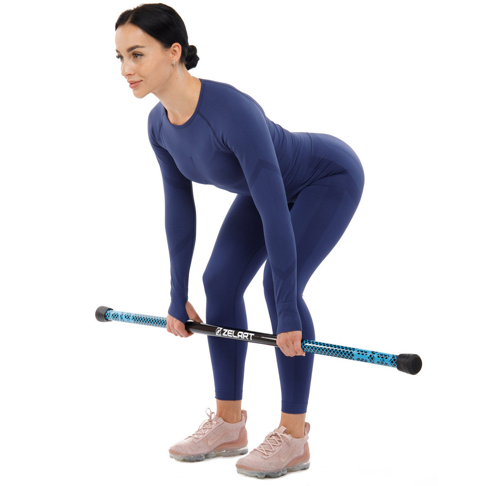 Палка гимнастическая 3-х секционная Бодибар Zelart 9994-4 вес 4 кг Киев - изображение 9