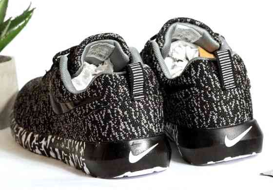 Кроссовки Nike Серые Мужские Найк Чёрные Тканевые (размеры: 41,42,43,44,45) Днепр