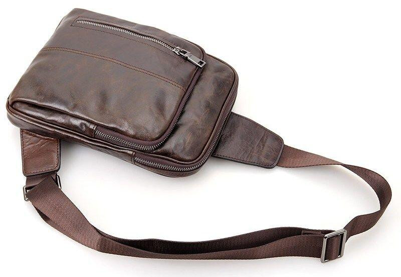Сумка мужская Vintage 14415 Коричневая Киев - изображение 7