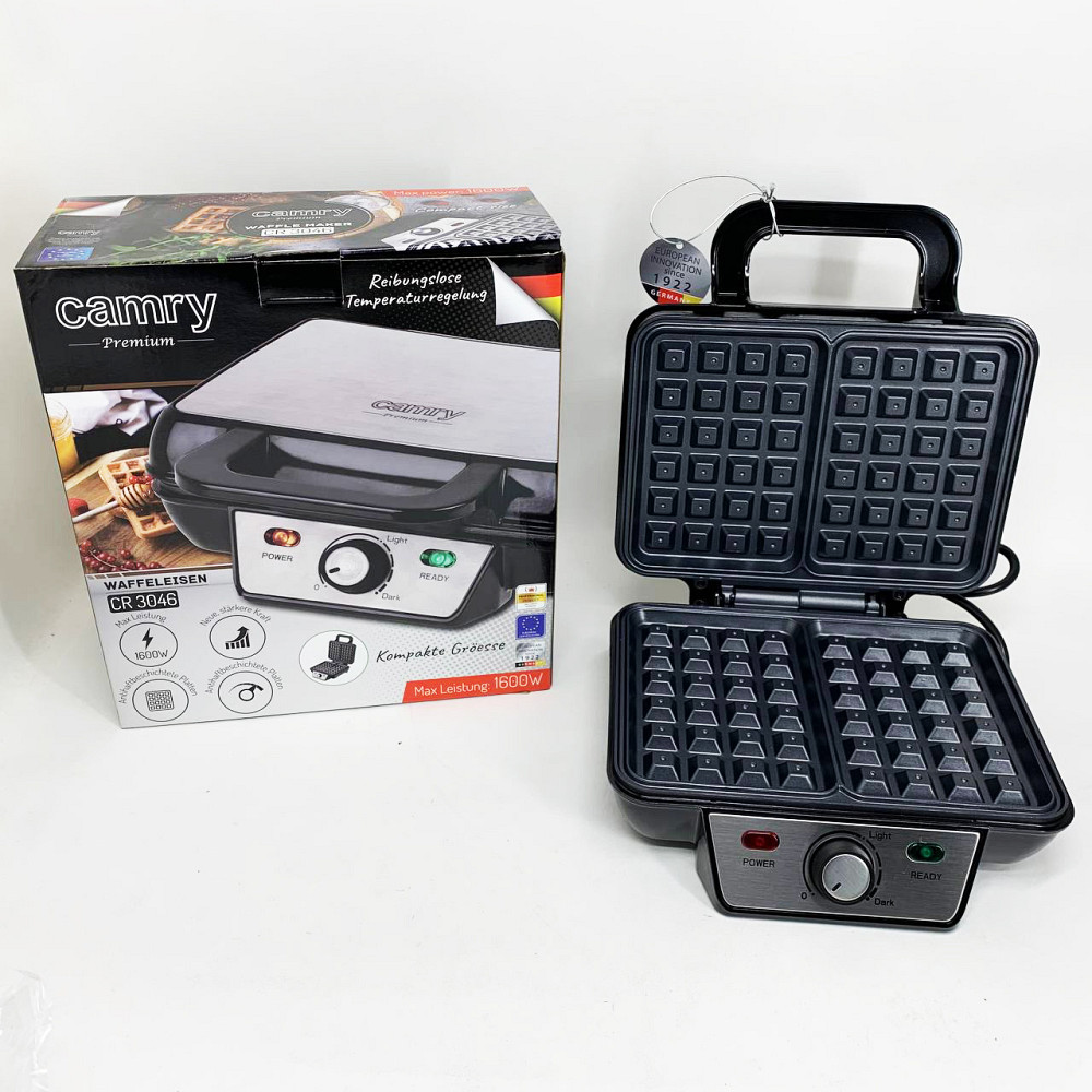 Вафельница Camry CR 3046 1600Вт IB-16 Львов - изображение 7