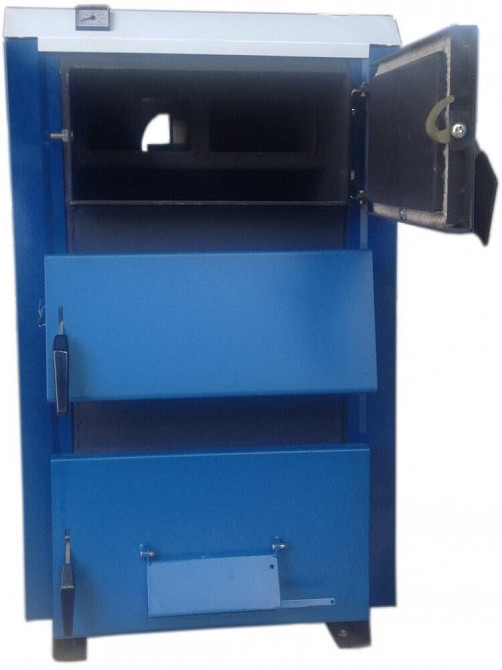 Твердопаливний котел Корді 12-14 ЕТ сталь 6 мм котел на дровах 14 кВт до 140 м2 з подовженою топкою 42 см горіння до 8 годин Тернопіль - фото 4