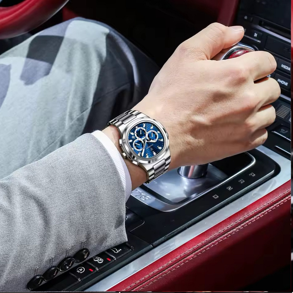 Часы мужские наручные Poedagar RiverWood Серебристый Киев - изображение 19