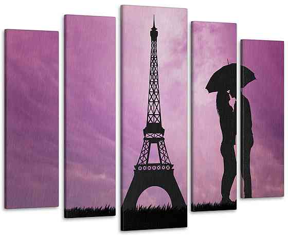 Модульная картина Париж Пара Art-35_5 Киев