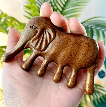 Массажер гребень для головы из сандала Слон Киев - изображение 1