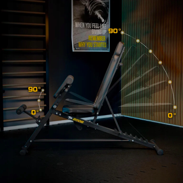 Лавка тренувальна Trex Sport TX-200B із партою Скотта Київ - фото 7