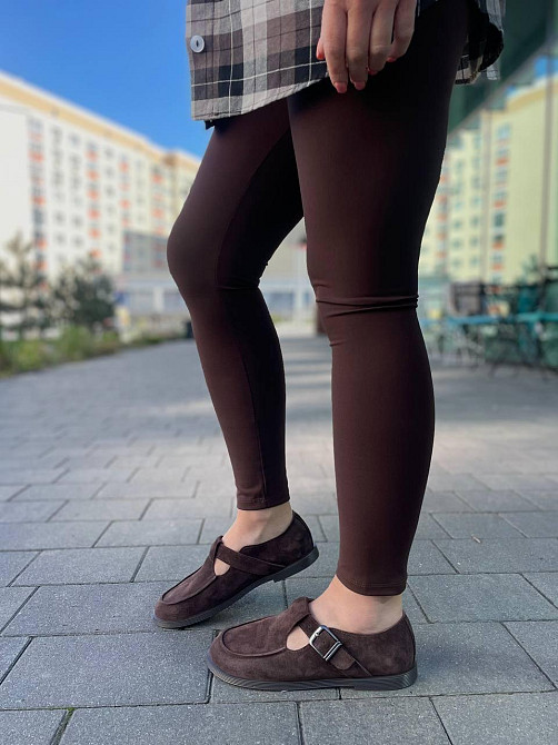 Vanessa Лофери жіночі VANESSA T-304-02 шоколадні (весна-осінь, замша натуральна) (5830) Коломыя - изображение 6