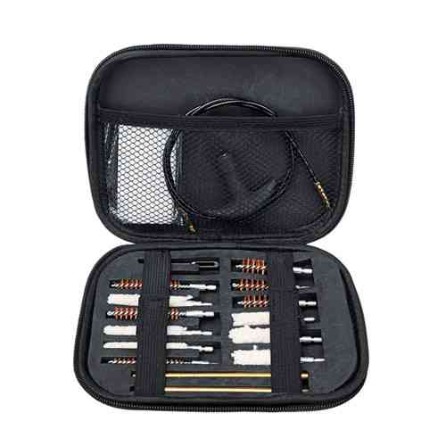 Набор для чистки ствола оружия M16 18 предметов в чехле, шомпол, ершики, патчи универсальный Киев