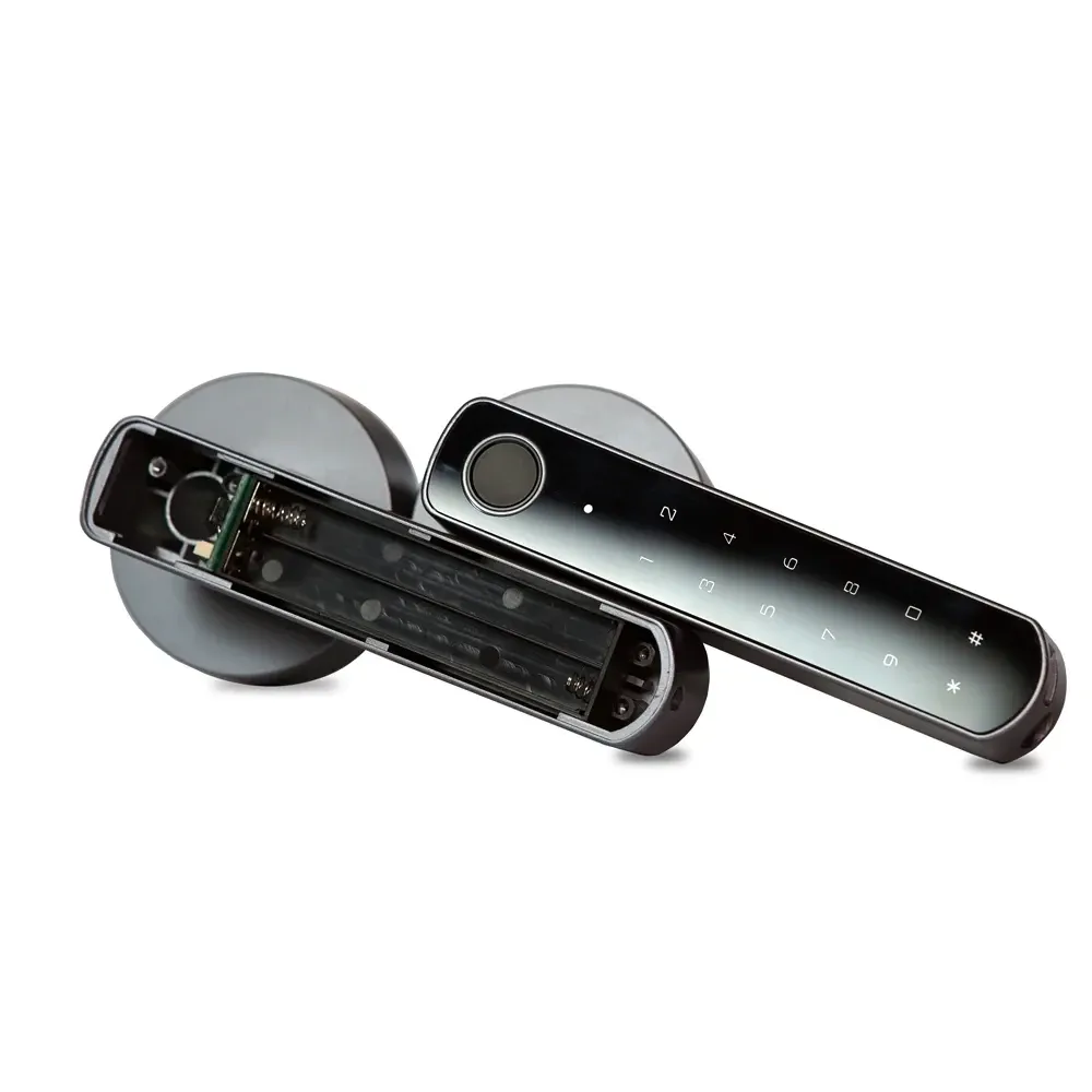 Замок біометричний автономний Trinix TRL-5205BTF Tuya Grey з Bluetooth і зчитувачем відбитків пальців (65-00069) Киев - изображение 7