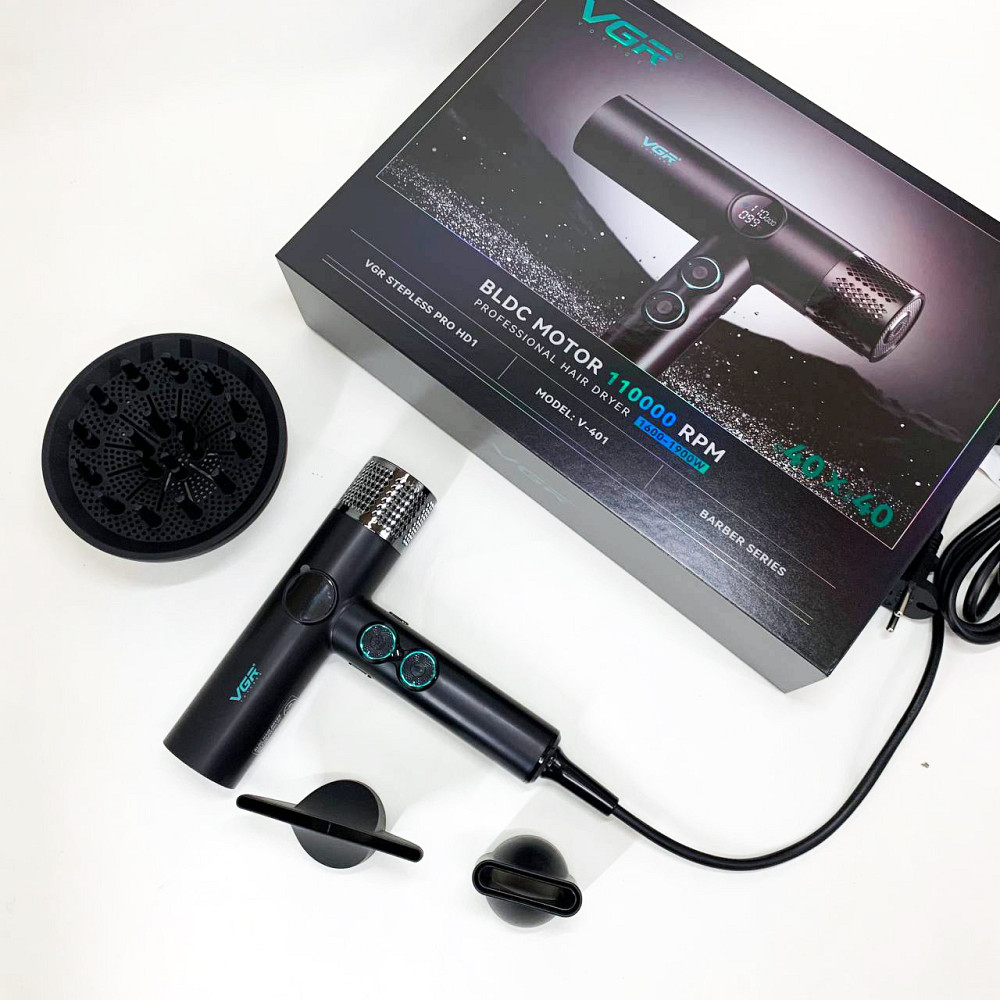 Фен професійний домашній для волосся, Фен-стайлер для сушіння волосся, Хороший потужний фен RS-86 Львів - фото 11