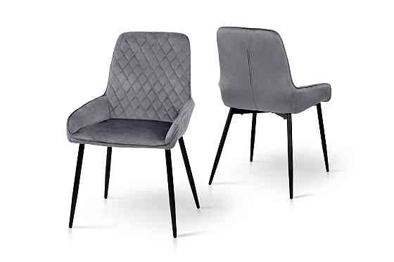 Стілець Ніколь,  чорний/сірий Київ