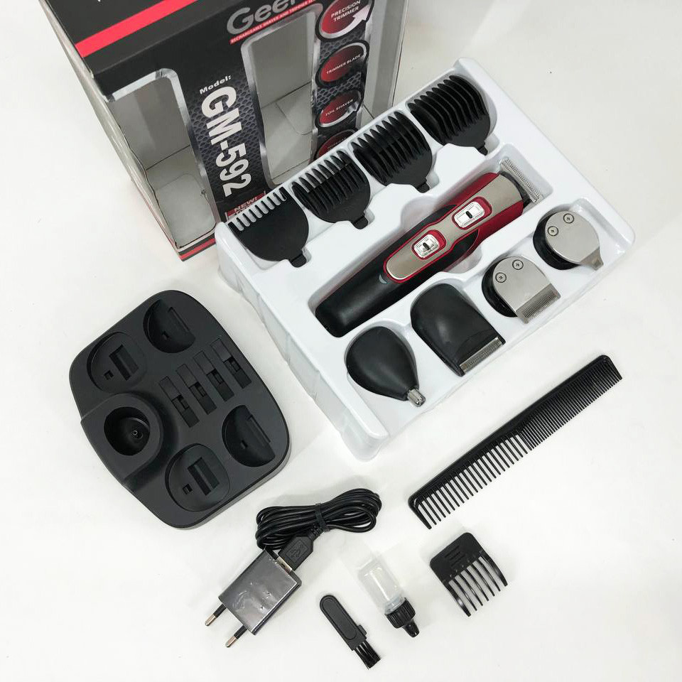 Машинка для стрижки волосся професійна GEMEI GM-592, Машинка для стрижки на акумуляторі EK-41 Львів - фото 11