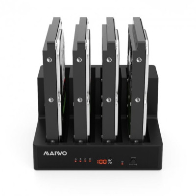 Док-станція для накопичувачів Maiwo 4*HDD 2,5&quot;/3,5&quot; SATA/SSD USB3.0 (K3094A) Вінниця - фото 5