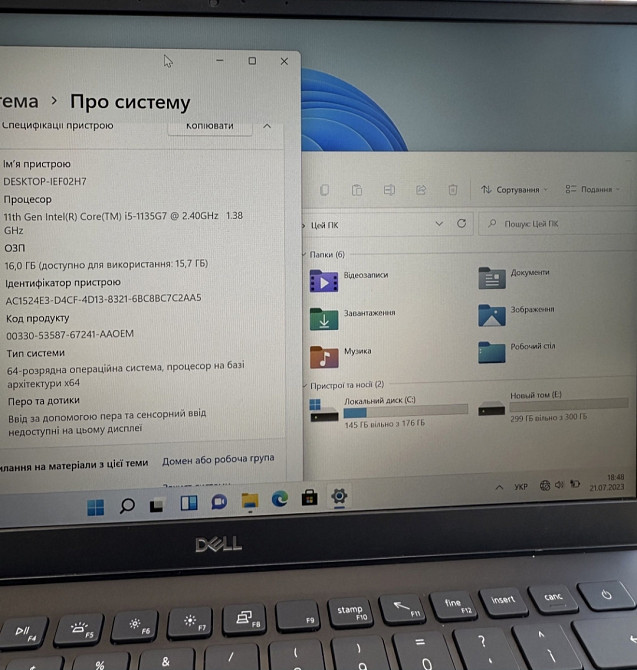 Ноутбук DELL XPS 13 9305 i5- 1135G7 / 8/512Gb Київ - фото 1