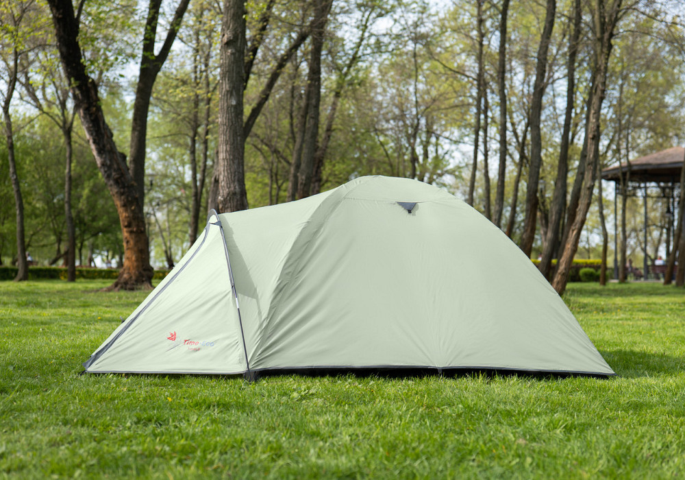 Туристичний намет тримісний Time Eco Travel-3, світлий хакі Київ - фото 4