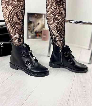 Mioli Жіночі черевики MIOLI чорні натуральна шкіра висота 12см розмір 38 (3149) Коломия