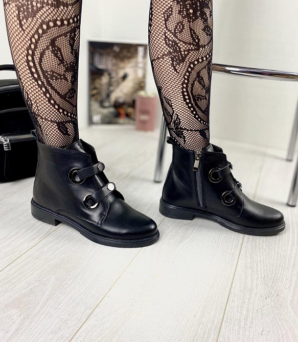 Mioli Жіночі черевики MIOLI чорні натуральна шкіра висота 12см розмір 38 (3149) Коломыя - изображение 6