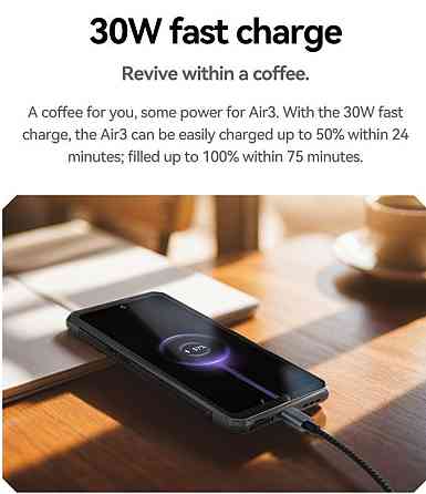 Телефон IIIF150 Air 3 12/512Gb. Doodle limited / Black 33w 100mp IP68/68 Android 14. Харьков