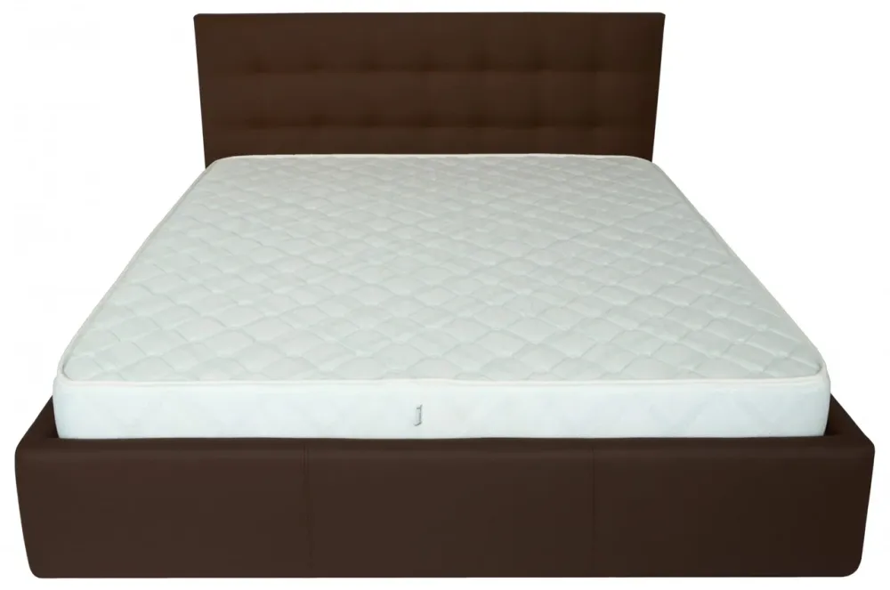 Ліжко Chester Comfort 140 х 200 см Fly 2231 A1 З підйомним механізмом та нішою для білизни Темно-коричневий Київ - фото 2