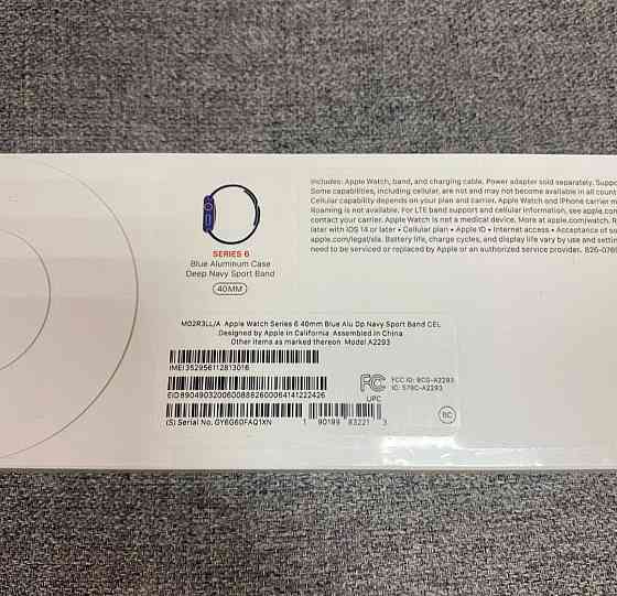 Apple Watch Series 6 40mm GPS +LTE Blue.Гарантия! Киев