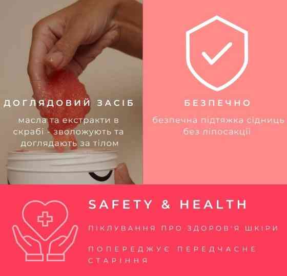 Грейпфрутовый антицеллюлитный скраб для тела с активным компонентом HotFlux Grapefruit scrub RoBeauty 550 г Киев