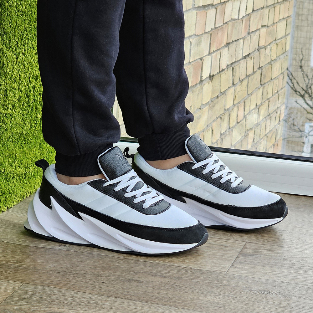 Кроссовки Adidas $harks Белые Мужские Адидас Акулы Черные (размеры: 41,42,43,44,45) Видео Обзор - 34-5 Днепр - изображение 8