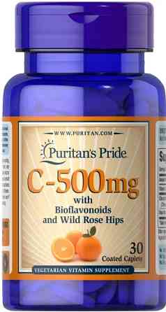 Витамин С Puritan's Pride Vitamin C 500 mg with Bioflavonoids and Rose Hips 100 Caps Киев