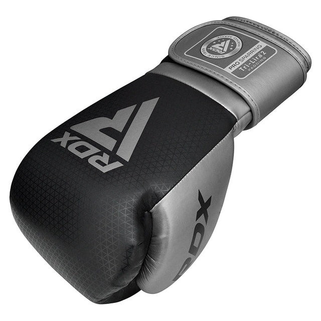 Боксерські рукавиці RDX MARK PRO SPARRING TRI LIRA 2 SILVER-10 унцій (капа в комплекті) Кам'янське - фото 3