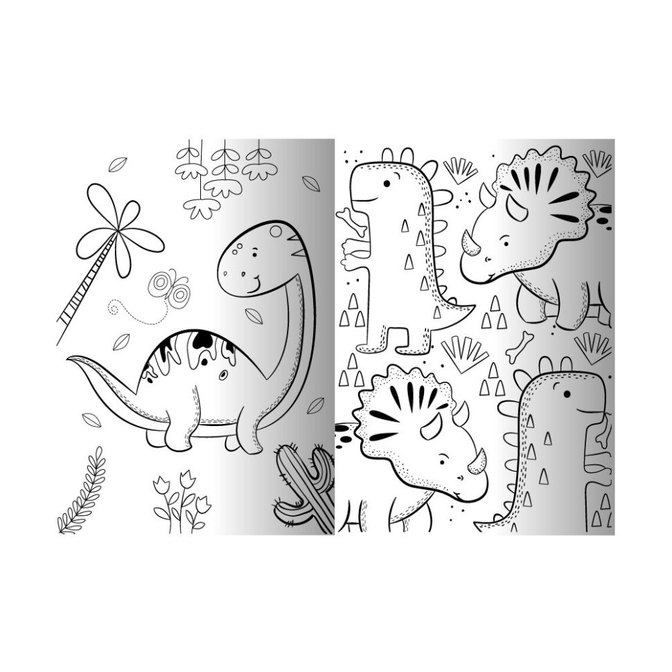 Розвиваюча розмальовка "Динозавр" РМ-73-01, 32 сторінки Вінниця - фото 2