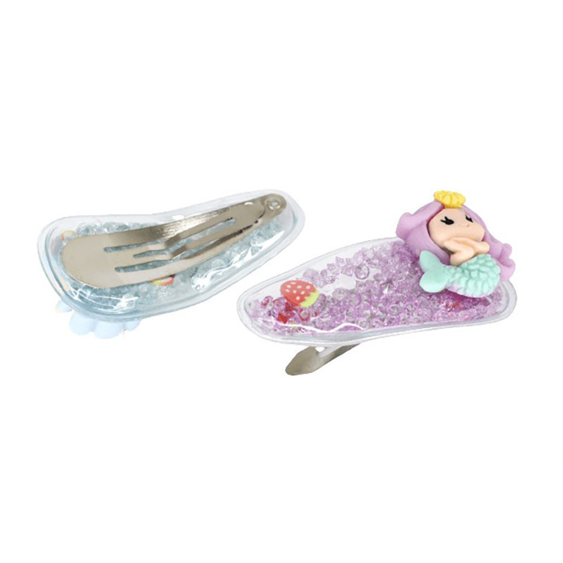 Затиск-хлопавка для волосся "Принцеси" 0109-100, 10 штук Вінниця - фото 2