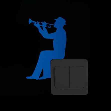 Світна наклейка на вимикач - 10*15см Київ