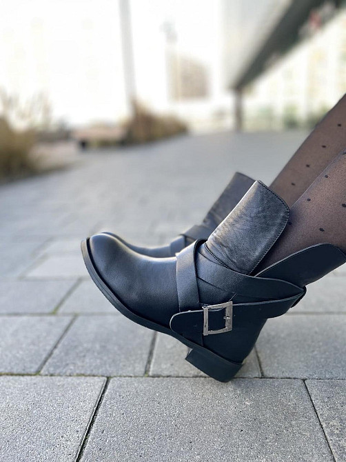 Черевики жіночі BOGATKO чорні шкіра натуральна зимові 36р. (4063) Коломыя - изображение 4