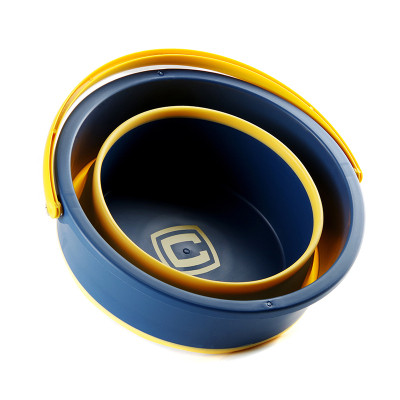 Ведро складное СИЛА силіконове 4,6 л orange-black (961001) Винница - изображение 3