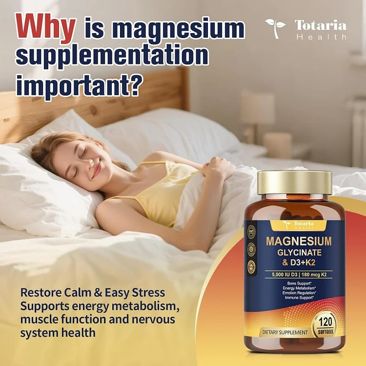 Magnesium Glycinate & D3 + K2 120 caps 120 serv Луцк - изображение 3