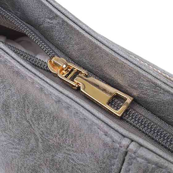 Жіноча зручна сумка з екошкіри Vintage sale_15134 Сірий Київ