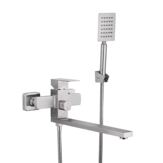 Смеситель для ванны с душевым гарнитуром Frap H802 F22802 сатин Киев