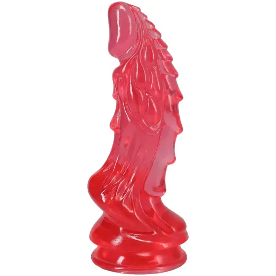 Фентезійний фалоімітатор Doc Johnson Crystal Jellies - Invader Dong 8.5 Inch - Pink Львів